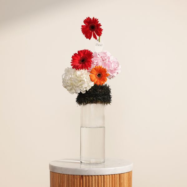Vibrant Elegance Flowers Vase