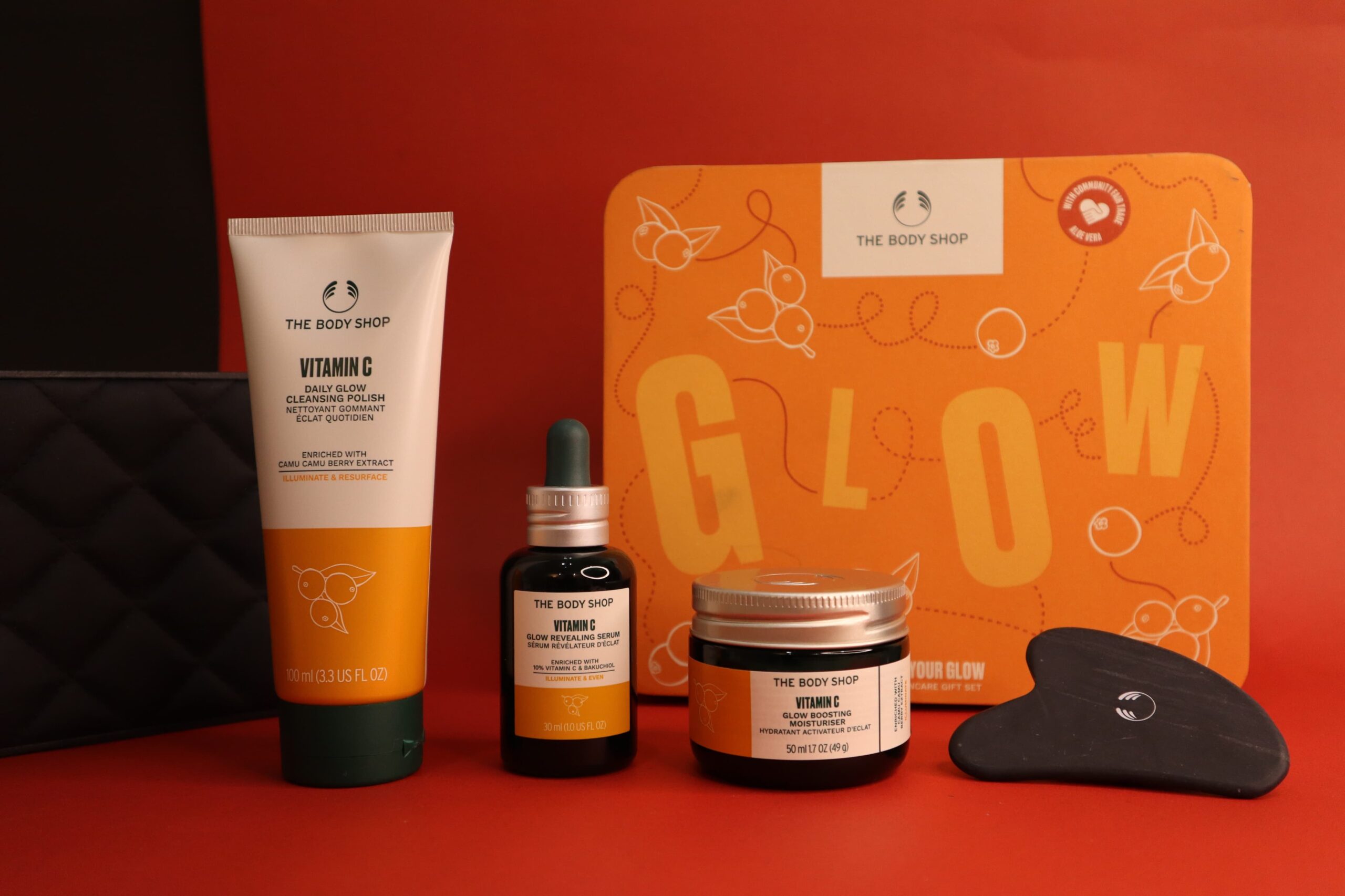 The Body Shop Vitamin C Glow Boost Skin Gift Set (5-Piece)